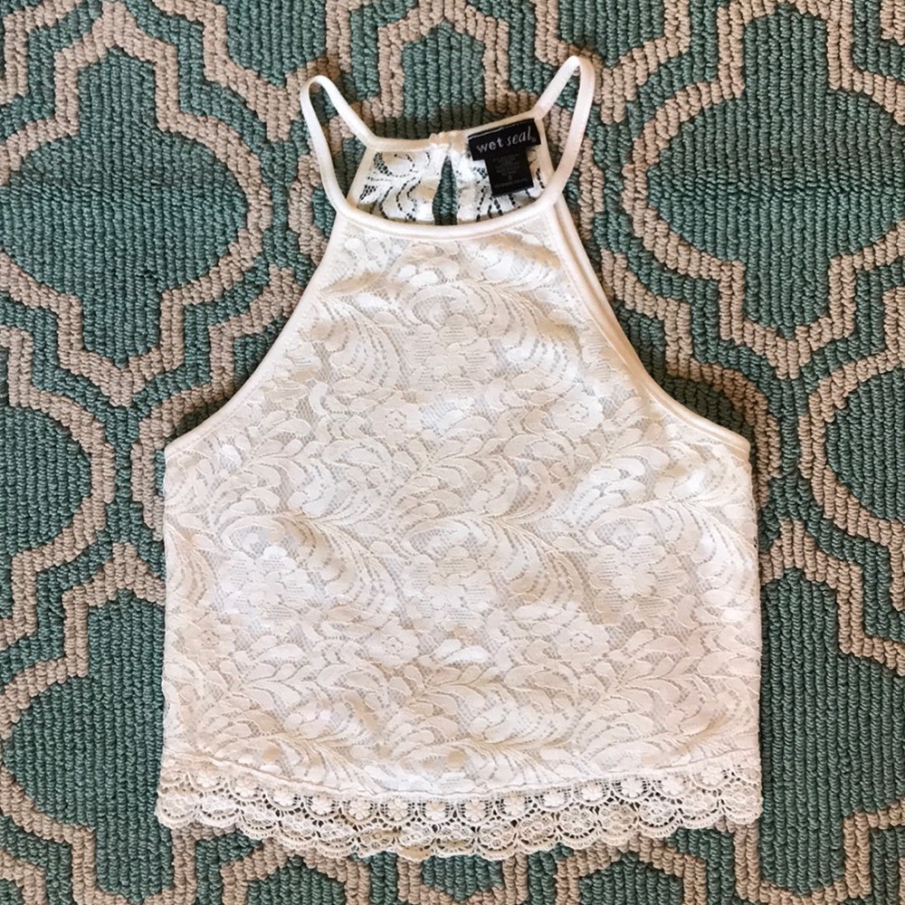 Lace Halter Top
